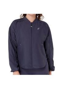 asics Women's Nagino Run Adjustable Jacket Running jacket Women (XS, blue)