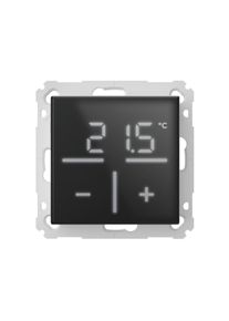 homematic IP Glas - Wand Thermostaat - CO2-Sensor - Zwart