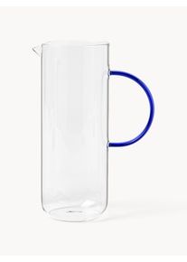 Lyngby Glas Karafa z borosilikátového skla Torino, 1,1 l Modrá, Transparentná Sklo 1,1 l