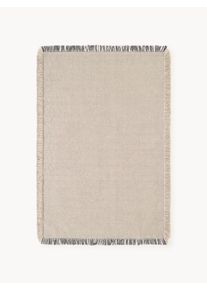 Alfombra tejida a mano para interior y exterior Marcus Beige, Gris Fibra sintética An 200 x L 300 cm (Tamaño L) | Westwing Collection