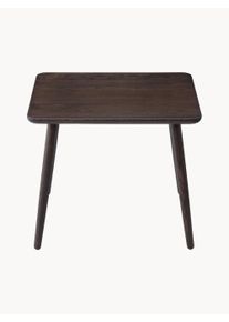 Oaklings Ręcznie wykonany stół dziecięcy z drewna dębowego Asta Brązowy Drewno S 59 x G 49 cm