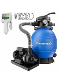 Monzana System filtrów piaskowych 10 200 l/h wraz z urządzeniem do badania wody