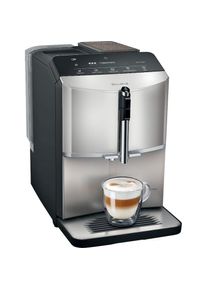 Siemens , Kaffeevollautomat »EQ300 TF303E07, viele Kaffeespezialitäten, OneTouch-Funktion«, benutzerfreundliches Display, Keramikmahlwerk, silber...