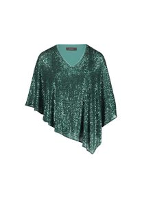 Vera Mont , Klassische Bluse »Blusenshirt mit Pailletten« , Dark Emerald , 38 , 38 , Passform: Loose Fit