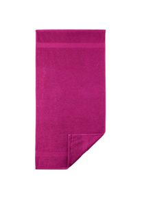 Egeria , Handtücher »Diamant«, (2 St., 2er Set Handtücher 50 x 100 cm), Uni Programm mit schmaler Bordüre, 100 % Baumwolle , pink , B/L: 50 cm x...