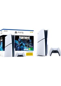 Playstation 5 , Spielekonsole »Disk Edition (Slim) – Fortnite Cobalt Star Bundle« , weiß/schwarz , Mit dem integrierten, 1 TB großen SSD-Speicher...