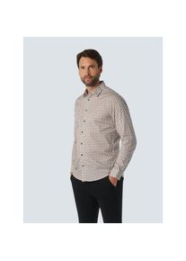 NO EXCESS, Herren, Langarmhemd mit Muster, aubergine, N-Gr, XXL -N-Gr, aubergine, Langarmhemd von NO EXCESS