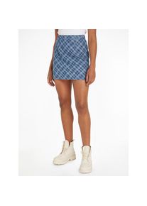Tommy Jeans , Webrock »TJW TARTAN CHECK CHAMBRAY SKIRT«, Webrock im modischem Tartan Karodessin , Grid Check Chambray , S (36) , S (36) , Karorock...