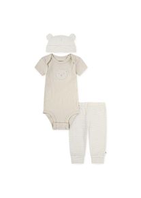 HUGGIES babywear , Neugeborenen-Geschenkset , french oak , 3 (68) , Süßes Set bestehend aus Body, Hose und Mützchen von HUGGIES