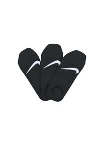 Nike , Füßlinge, (3 Paar), mit atmungsaktivem Mesh , 3x schwarz , S (34/37) , S (34/37) , Trainingssocken mit Dri-FIT-Technologie für kühle und...