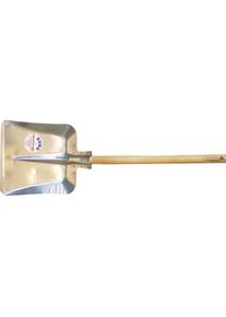 Krumpholz, Spaten + Schaufel, Hallenser Randschaufel Grösse 9 380 x 380 mm Aluminiumblech