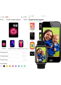 Rubicon Smartwatch SmartWatch RNCF06 pomarańczowy silikon BT Call, Smartwatch