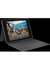 Logitech Rugged Folio Graphite (IT, iPad 2019 (7. Gen), iPad 2020 (8. Gen), iPad 2021 (9. Gen)), Tablet Tastatur, Grau