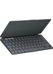 Logitech KEYS-TO-GO 2 (IT), Tablet Tastatur, Grau