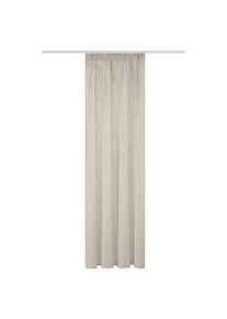 Xxxl Fertigvorhang , Taupe , Textil , Uni , 140x245 cm , für Stange und Schiene geeignet , Heimtextilien, Vorhänge, Fertigvorhänge, Sonstige