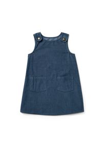 Tchibo - Kinder-Latzkleid - Mädchen - Gr. 86/92 - dunkelblau