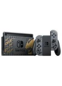 Nintendo Switch Console + Monster Hunter Rise Edition (UK) (Switch), Spielkonsole, Schwarz, Grau