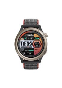 Smartwatch Amazfit Cheetah Pro, Bluetooth, Amoled GPS, Zepp OS, 36.8mm (Negru/Auriu)