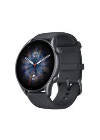 Smartwatch Huami Amazfit GTR 3 Pro, Display AMOLED 1.39inch, Bluetooth, GPS, Bratara fluoroelastomer, Waterproof 5 ATM, Android/iOS (Negru)