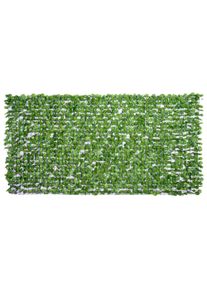 Outsunny Artificial Hedge Privacy Screen, UV-protected, Privacy Screen with Leaves, Hedge Fence, 300 x 150 cm, Green | Aosom Ireland