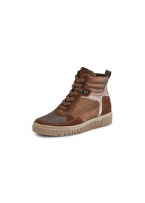 Peter Hahn Waldläufer - Schnür-Stiefelette Sansa, braun, Gr. 38, Orthopädische Einlagen, Leder