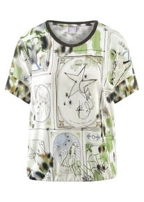 Rabe - Rundhals-Shirt, weiss, Gr. 46, Viskose