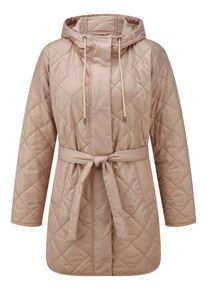 Peter Hahn - Long-Steppjacke, gold, Gr. 36, Kunstfaser