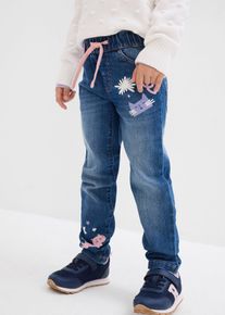 bonprix Vaqueros straight, mid waist, azul, 104