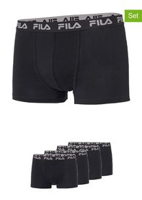 Fila 4-delige set: boxershorts zwart - 38% | Maat: M |
