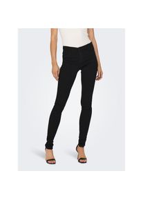 Only , Skinny-fit-Jeans »ONLRINA – Skinny Jeans mit Viskose und Stretch«, skinny fit, modisch, Denim, Viskosemischung , Black , Länge 30 , XS (34)...