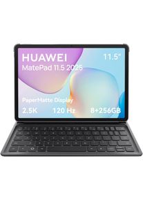 Huawei , Tablet »MatePad 11,5" 2025, PaperMatte Display, 8G+256G, inkl. Black Keyboard«, (29,20 cm / 11,5 Zoll), HarmonyOS, 2.5K, PaperMatte...