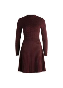 Zero , Strickkleid »Strickkleid mit Zopfmuster« , Palazzo , 38 , 38 , Passform: Figurbetont
