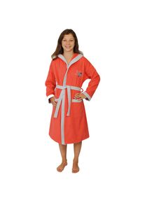 W&ouml;rner W&ouml;rner, Herren, Kinderbademantel &raquo;Freedom&laquo; mit Stickerei, mit Taschen, maschinenwaschbar, trocknergeeignet, erdbeer, erdbeer, flauschige Frottierware