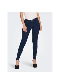 Only , Skinny-fit-Jeans »ONLRINA – Skinny Jeans mit Viskose und Stretch«, skinny fit, modisch, Denim, Viskosemischung , Dark Blue Denim , Länge 30...