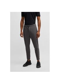 BOSS Green , Stretch-Hose »T Flex«, mit elastischem Bund und Kordelzug Stretchhose Businesshose , Dark Grey027 , N-Gr , 48 -N-Gr , 48 , Hose von...