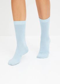bonprix Skarpetki z bawełną organiczną (10 par), niebieski, 39-42