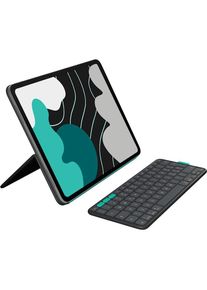 Logitech 920-013385 (IT), Tablet Tastatur, Grau