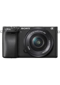 Sony A6400 + 16-50 mm OSS + 55-210 mm OSS (24.20 Mpx, APS-C / DX), Kamera, Silber