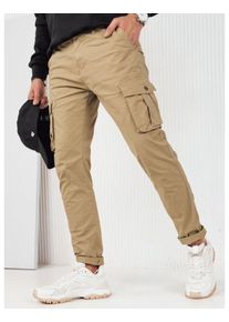 Férfi bézs színű cargo nadrág