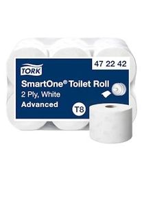 Tork SmartOne | Papel Higiénico Blanco T8 (cod. 472242) - Saco 6 ud.