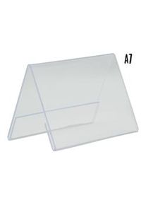 Securit Soporte transparente para póster - A-Shaped - A7