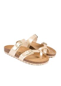 BABUNKERS Family Teenslippers goudkleurig - 68% | Maat: 39 |