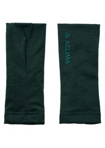 Aclima Warmwool Pulseheater Wrist warmer (One Size, green)