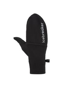 Icebreaker Merino 200 Oasis Convertible Mittens Gloves (XS, black)