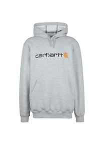 Carhartt Signature Logo Sweatshirt Cotton Hoodie Heren (XL |grijs)