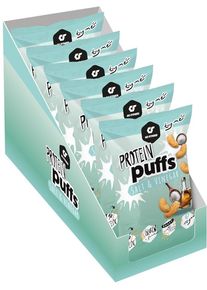 GoFitness Protein Puffs, 12 x 50 g Packung, Salt & Vinegar