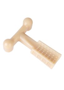 TIAKI Jouet à mâcher en forme de T au beurre de cacahuète 14,4 x 12 x 5 cm, pour chien