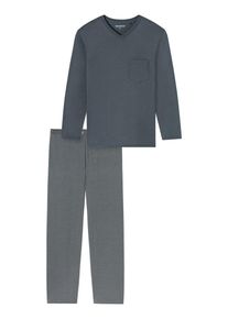 Schiesser Pyjama ' Comfort Essentials ' Herren grau Größe M