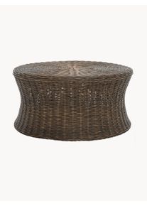 Safavieh Ratanový pomocný stolík Modern Hnedá Š 83 x D 83 cm