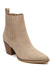 Sixth Sens Enkellaarzen beige - 69% | Maat: 36 |